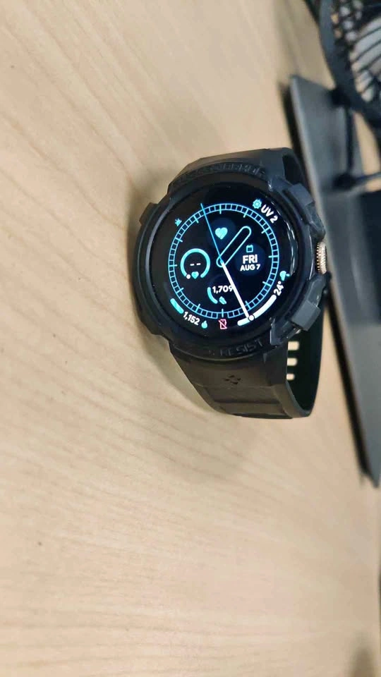 Google Pixel Watch 3 41mm with Spigen Rugged Armor Case