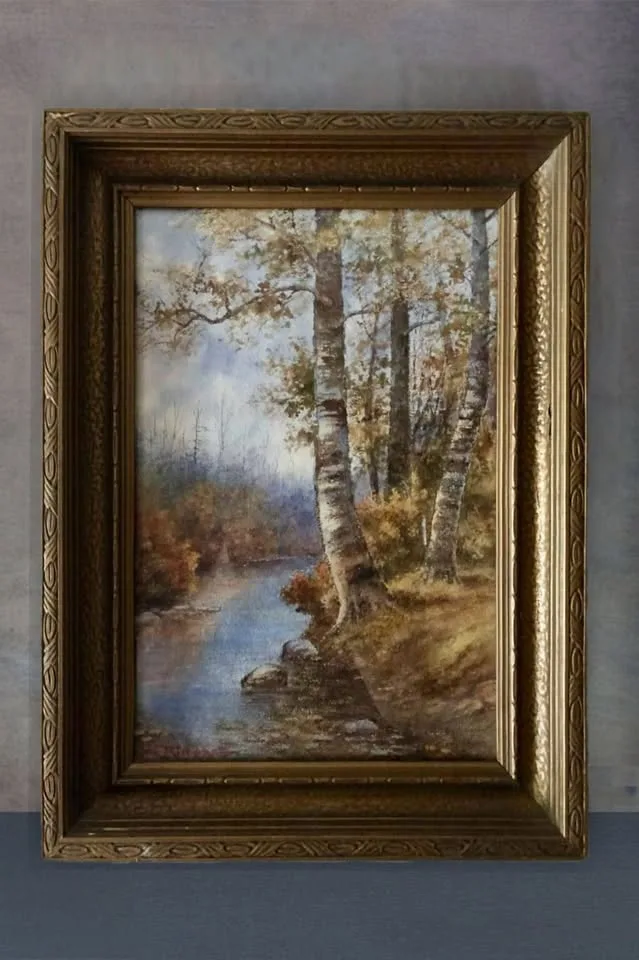 Antique Canadian Watercolour Landscape image indicator(3)