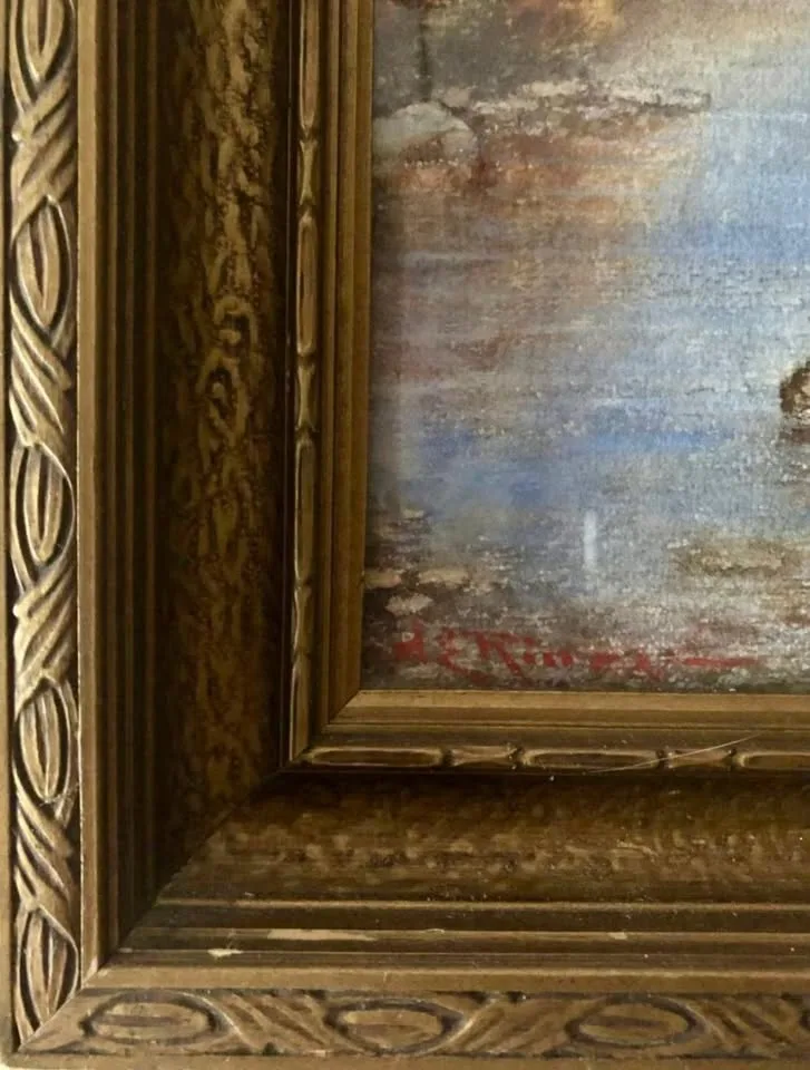 Antique Canadian Watercolour Landscape image indicator(4)