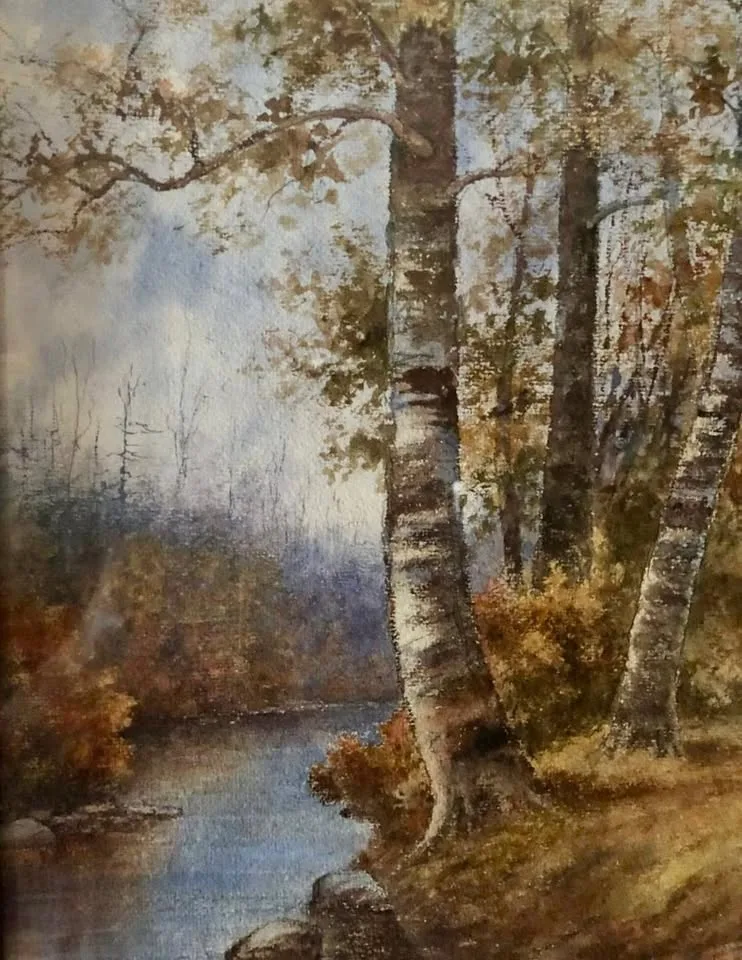 Antique Canadian Watercolour Landscape image indicator(6)