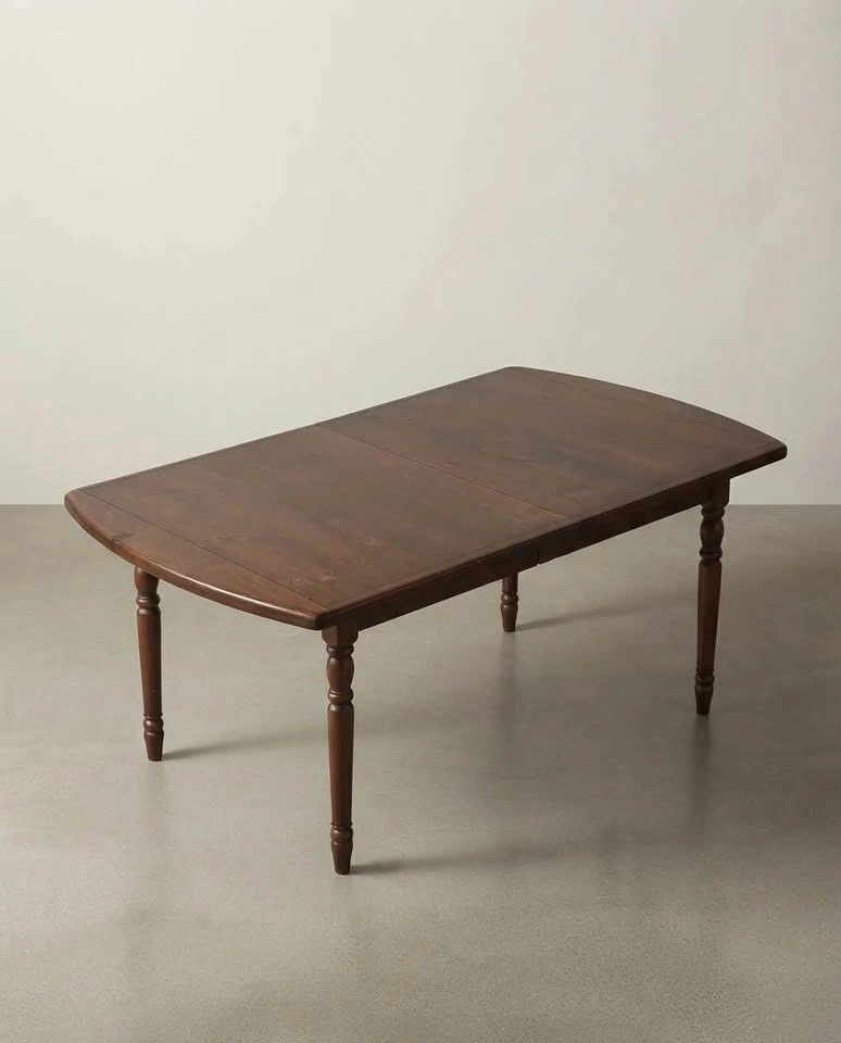Vintage Solid Wood Dining Table - photo 3