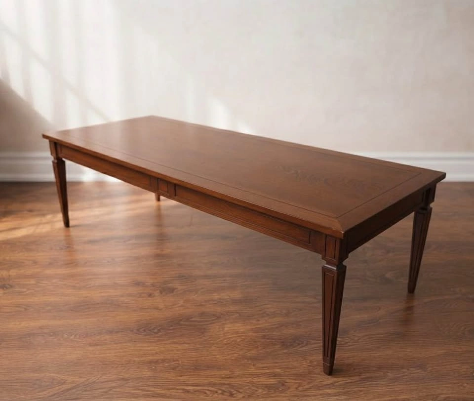 Vintage Mid-Century Wood Coffee Table - photo 3