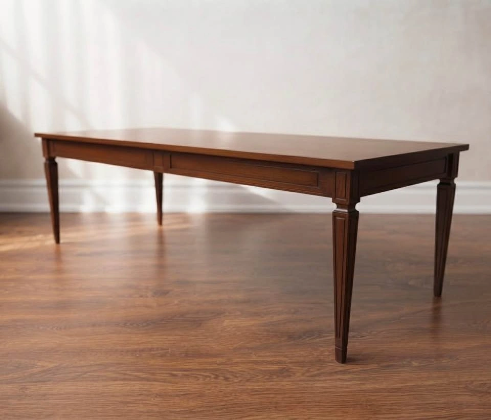 Vintage Mid-Century Wood Coffee Table - photo 4