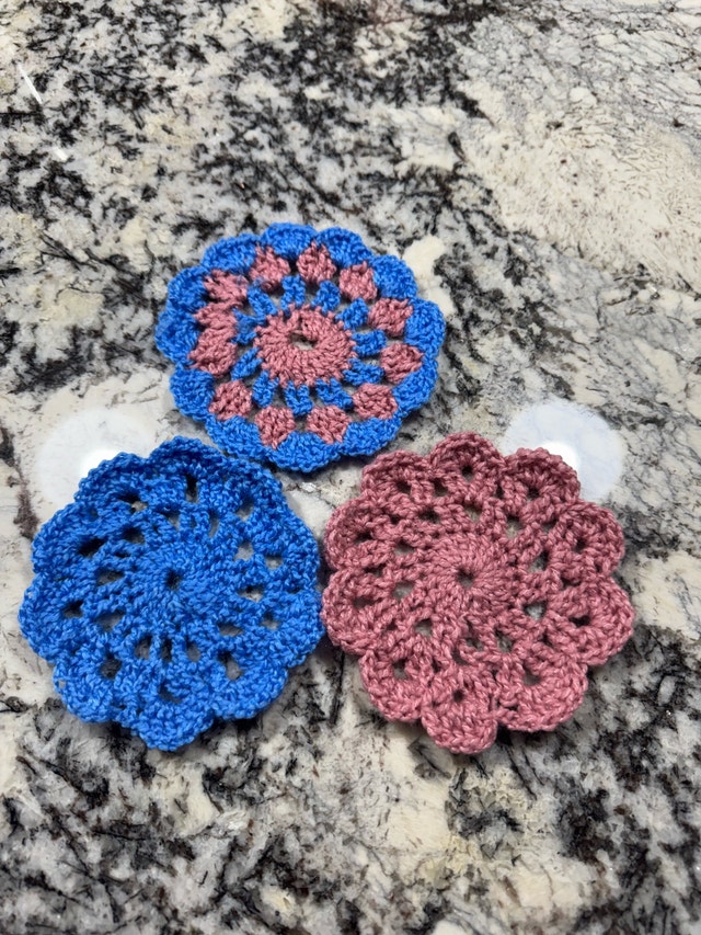 Crochet coasters - photo 2