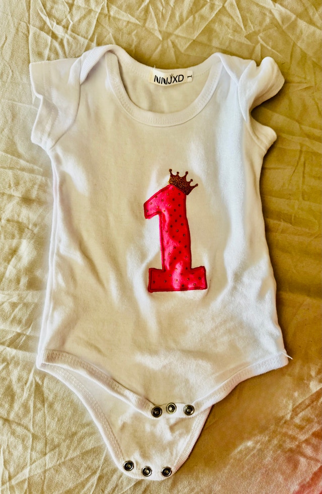 Baby girl 1st birthday party dress/ with tutu - photo 2
