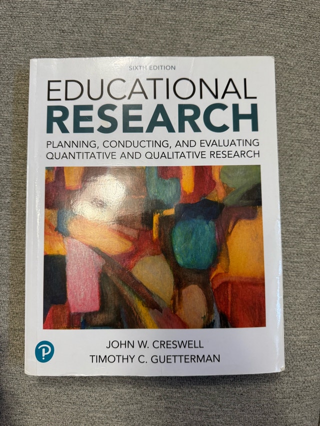 Educational Research: 6th edition