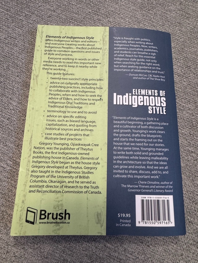 Elements of Indigenous Style by Gregory Younging - photo 2