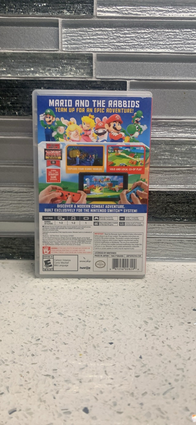 Mario Rabbids Kingdom Battle Nintendo Switch Game - photo 3