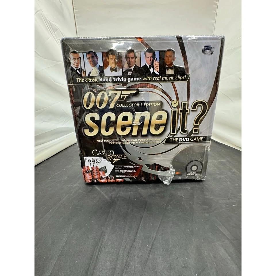 Scene It 007 Collector Edition James Bond DVD Trivia Board Game