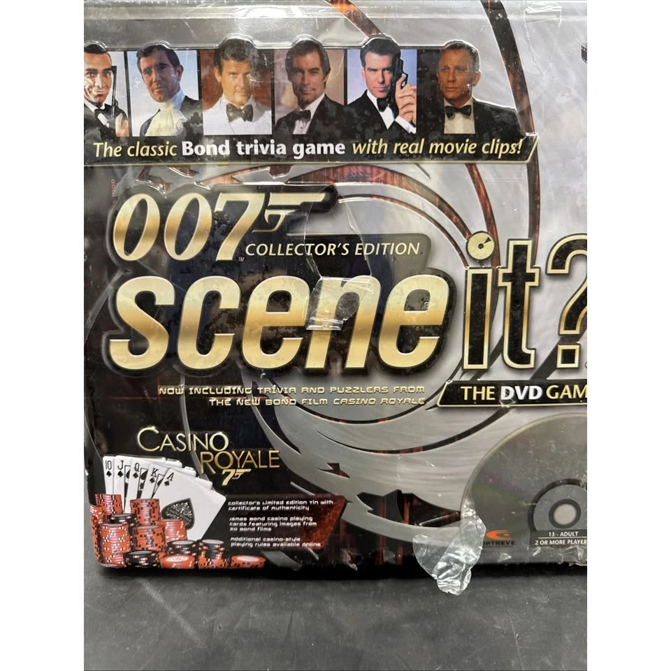 Scene It 007 Collector Edition James Bond DVD Trivia Board Game - photo 2