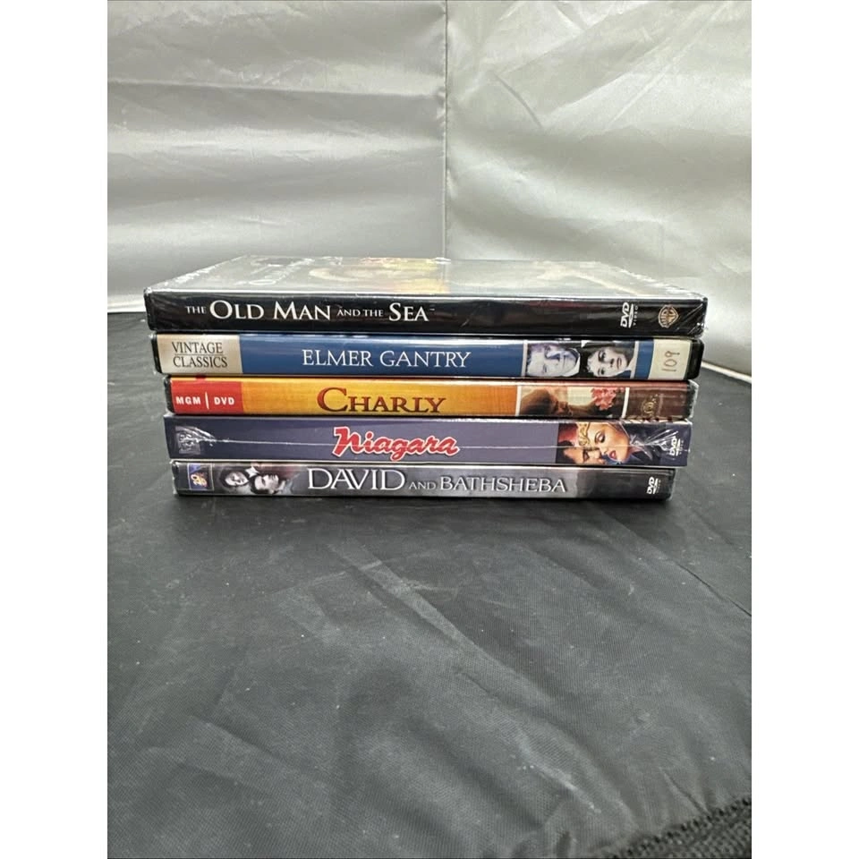 Classic Hollywood 5-DVD Lot: Monroe, Tracy, Lancaster, Peck