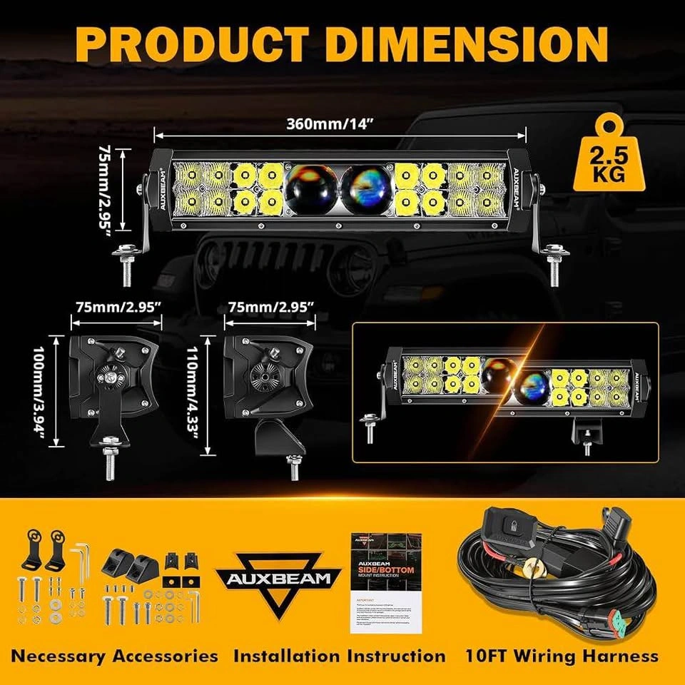 Auxbeam 13" PRO LED Light Bar - photo 5