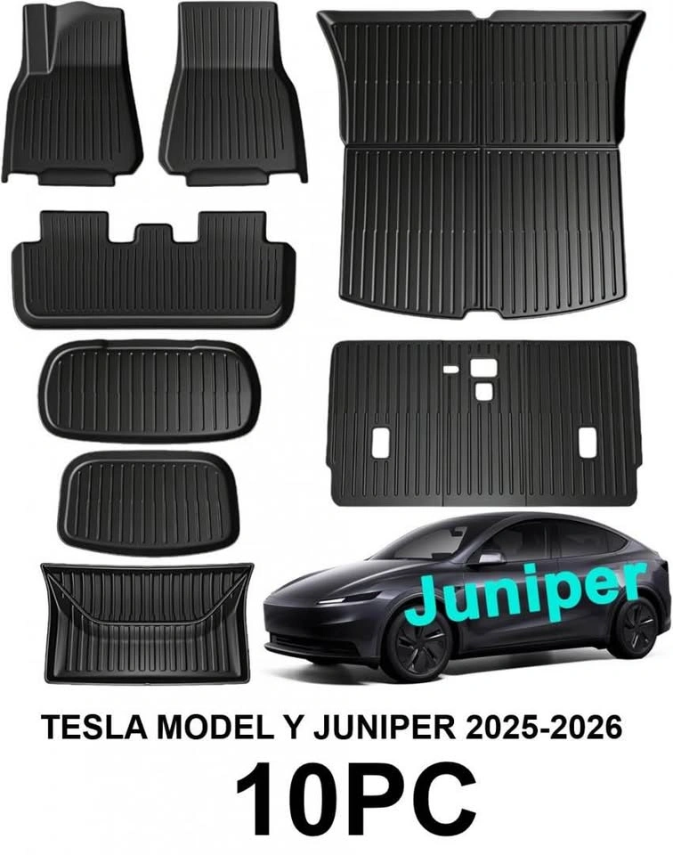 Super Liner 10-Piece Floor Mat Set for Tesla Model Y Juniper - photo 2