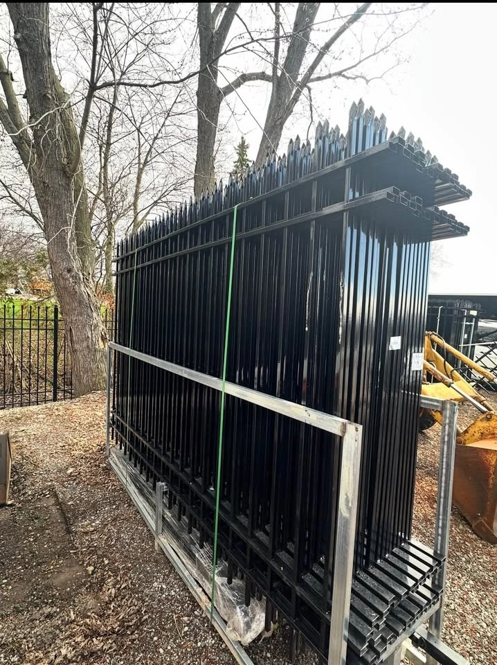 Galvanized Steel Fence - 8FT L x 6.5FT H - photo 2