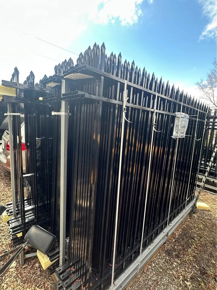 Galvanized Steel Fence 10 FT x 6.5 FT - photo 3