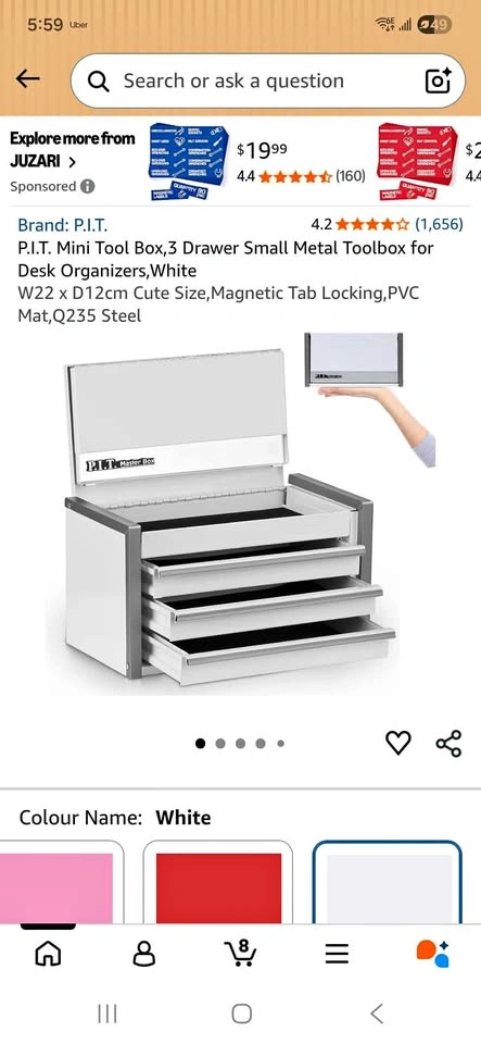 P.I.T. Master Box Mini Tool Box