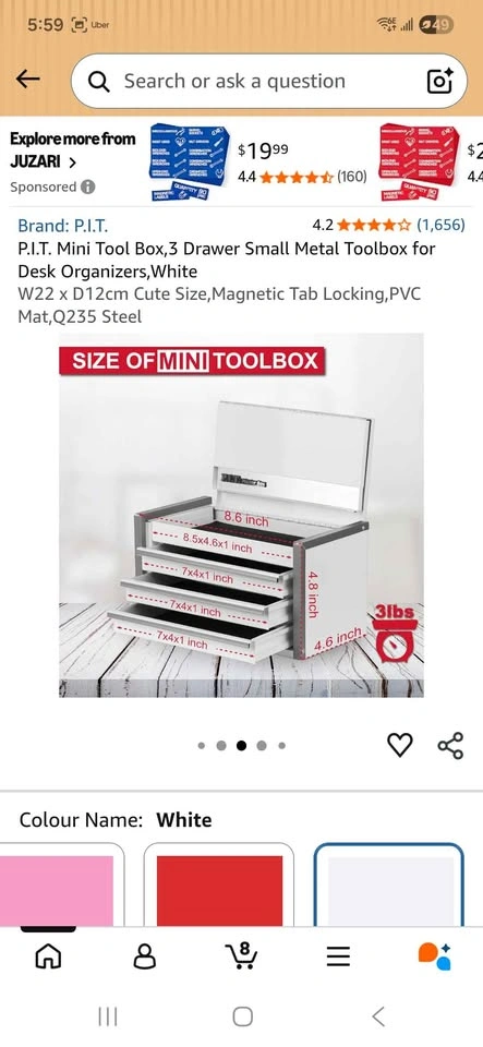 P.I.T. Master Box Mini Tool Box - photo 3