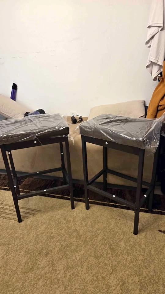 HOOBRO Bar Stools, Set of 2