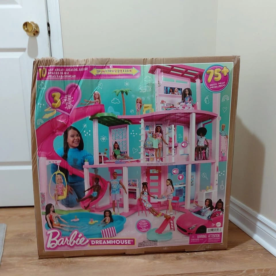 BRAND NEW Barbie DreamHouse Doll House with 75+ Pieces - photo 4