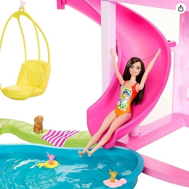BRAND NEW Barbie DreamHouse Doll House with 75+ Pieces - photo 5