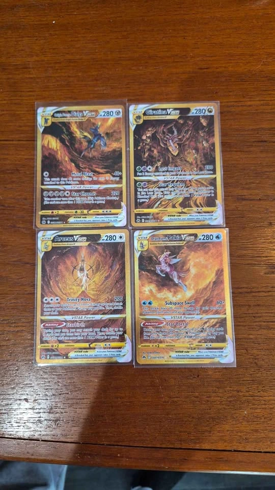 Crown Zenith Gold VSTAR Galarian Gallery Set GG67 GG68 GG69 GG70