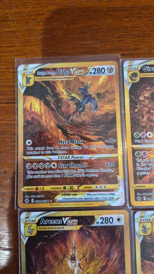 Crown Zenith Gold VSTAR Galarian Gallery Set GG67 GG68 GG69 GG70 - photo 3