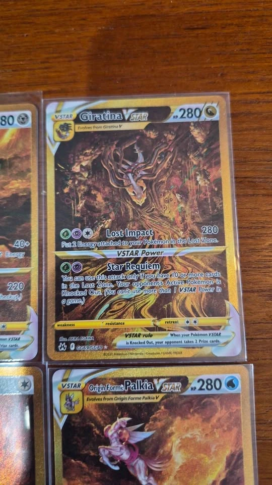 Crown Zenith Gold VSTAR Galarian Gallery Set GG67 GG68 GG69 GG70 - photo 4