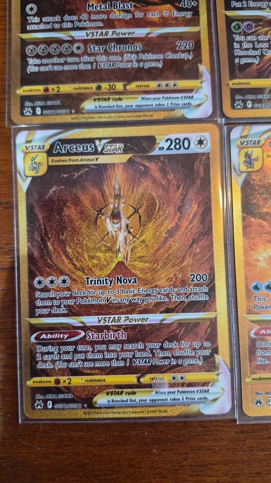 Crown Zenith Gold VSTAR Galarian Gallery Set GG67 GG68 GG69 GG70 - photo 5