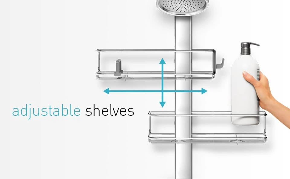 Simplehuman XL Rust-Resistant Adjustable Shower Caddy - photo 3