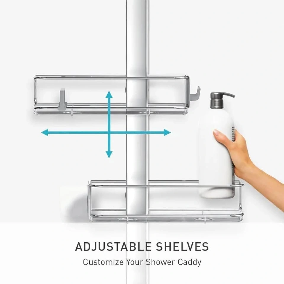 Simplehuman XL Rust-Resistant Adjustable Shower Caddy - photo 4