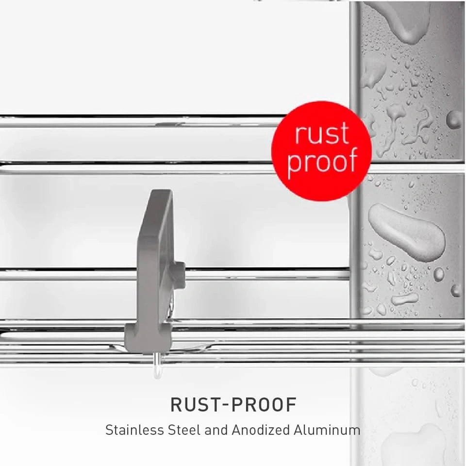 Simplehuman XL Rust-Resistant Adjustable Shower Caddy - photo 5