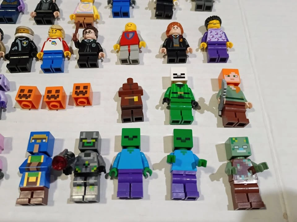 Large Lot of Lego Minifigs, Parts, Minecraft, Harry Potter - photo 4