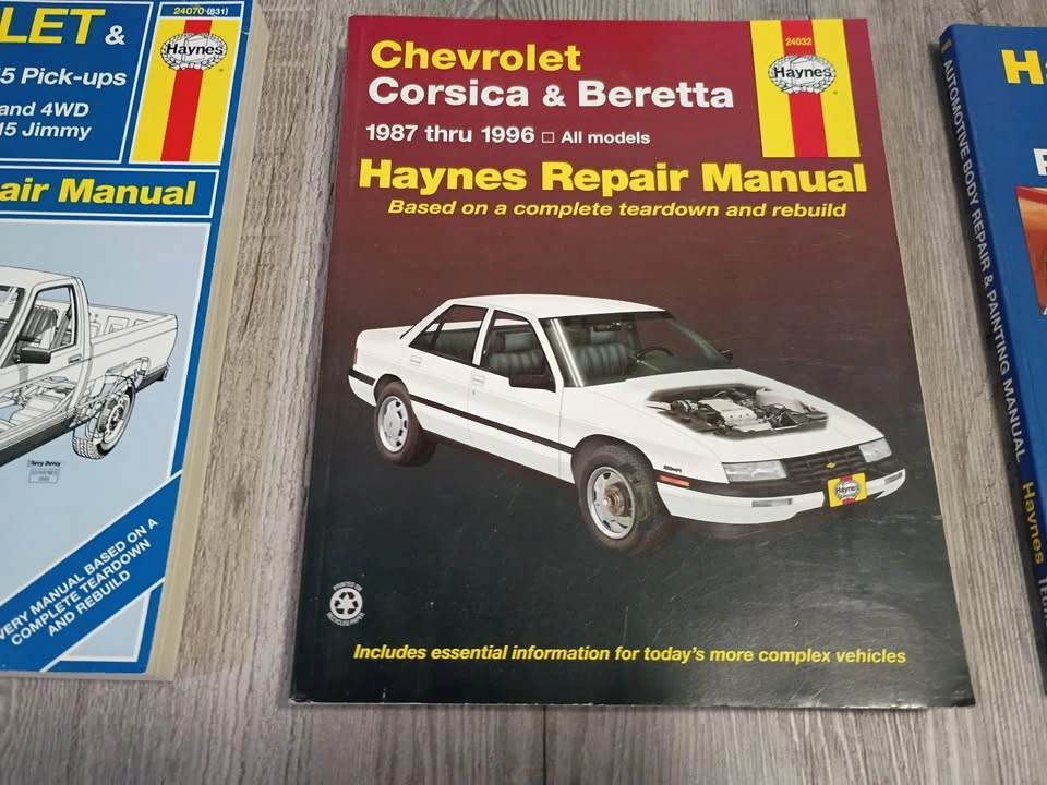 Haynes Repair Manuals Chevrolet S10 Corsica Body Repair - photo 3