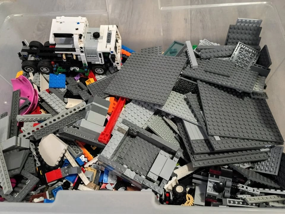 Lot of 14 Pounds of Lego Blocks Parts Baseplates and Other Piece - photo 2