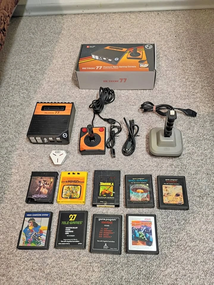 Hyperkin Retron 77 Video Game Console Plays Atari 2600 Games
