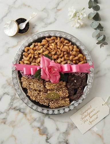 Elegant Dry Fruit Tray