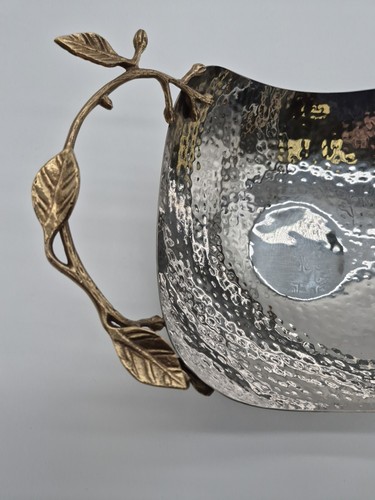 Golden Leaf Silver Bowl - photo 3