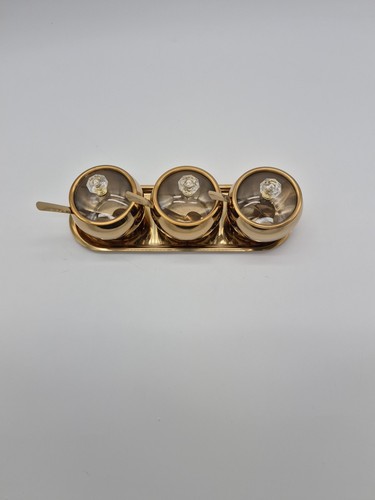 Golden 3 Piece Plate Set - photo 2