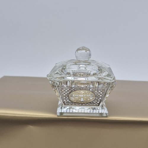 Clear Glass Square Decorative Jar with Lid for salt in pepper - photo 2