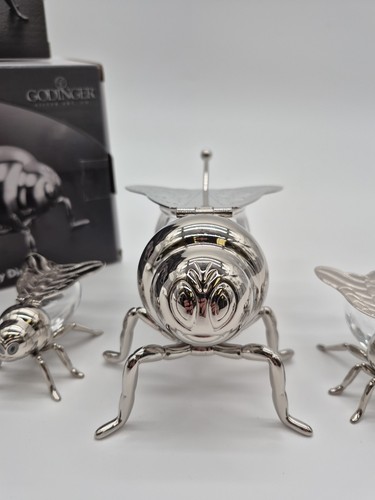 Godinger Silver Salt & Pepper Shaker With Honey Holder - photo 5