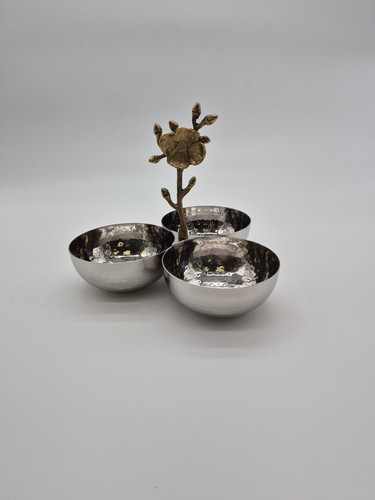 Silver Dish 3 Section