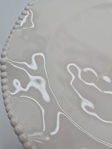 Golden And White 2 Layer Serving Plate - photo 3