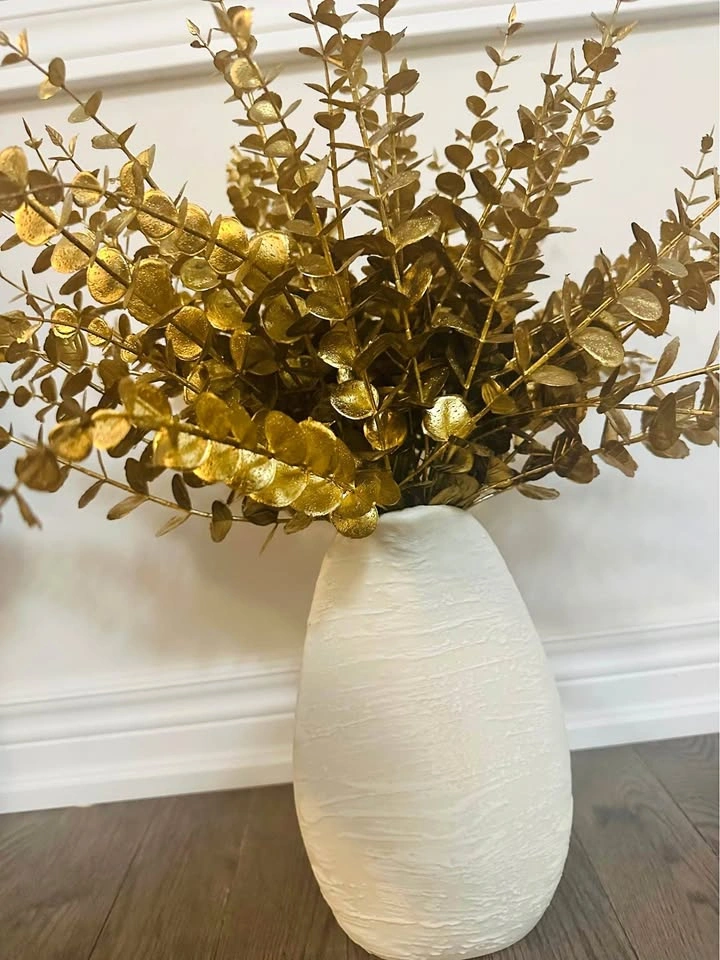 Gold Artificial Eucalyptus flowers