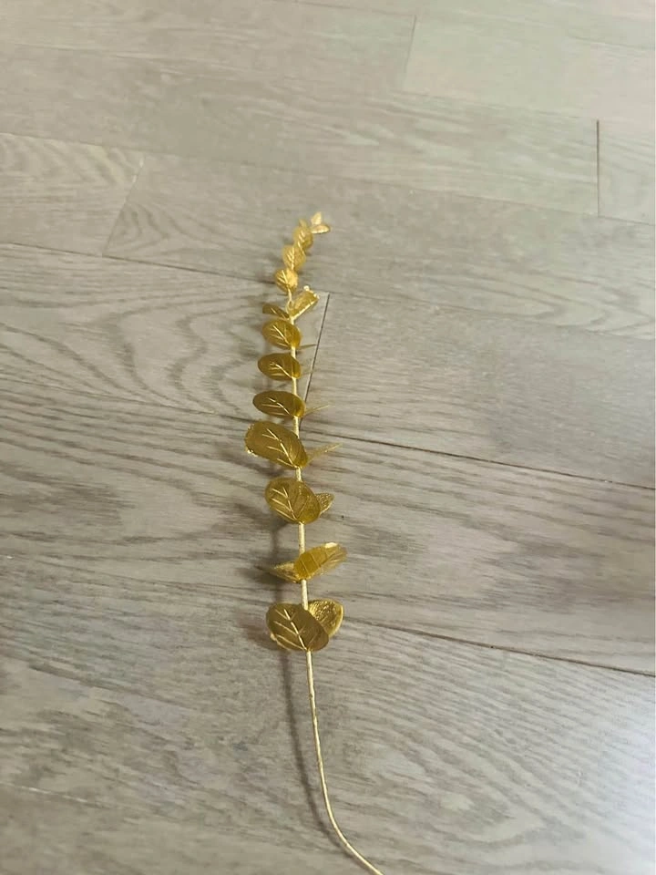 Gold Artificial Eucalyptus flowers - photo 3