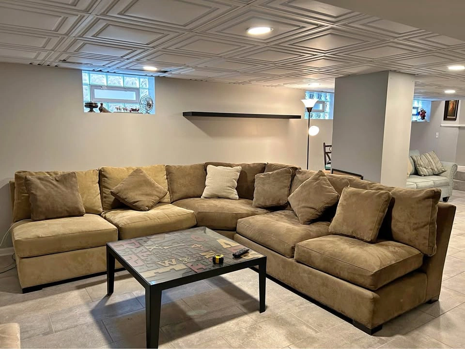 Crate & Barrel Sectional Sofa