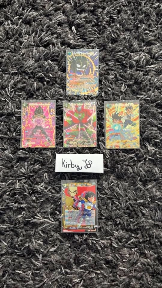 Dragon Ball Super Card Game Rare Holographic Cards