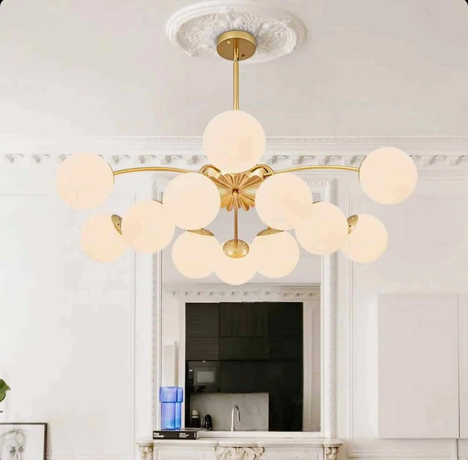 Brand new wayfair 12 light glass globe sputnik sphere chandelier