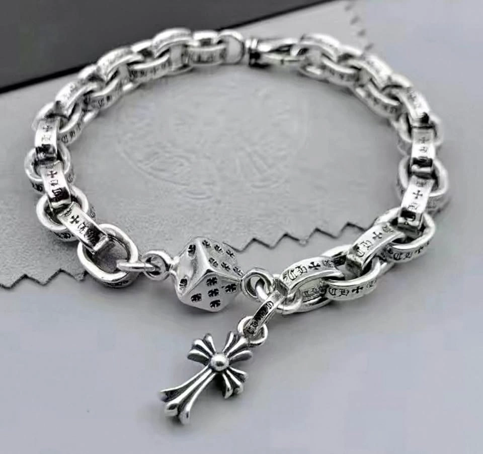 Chrome Hearts Cross Dice Bracelet