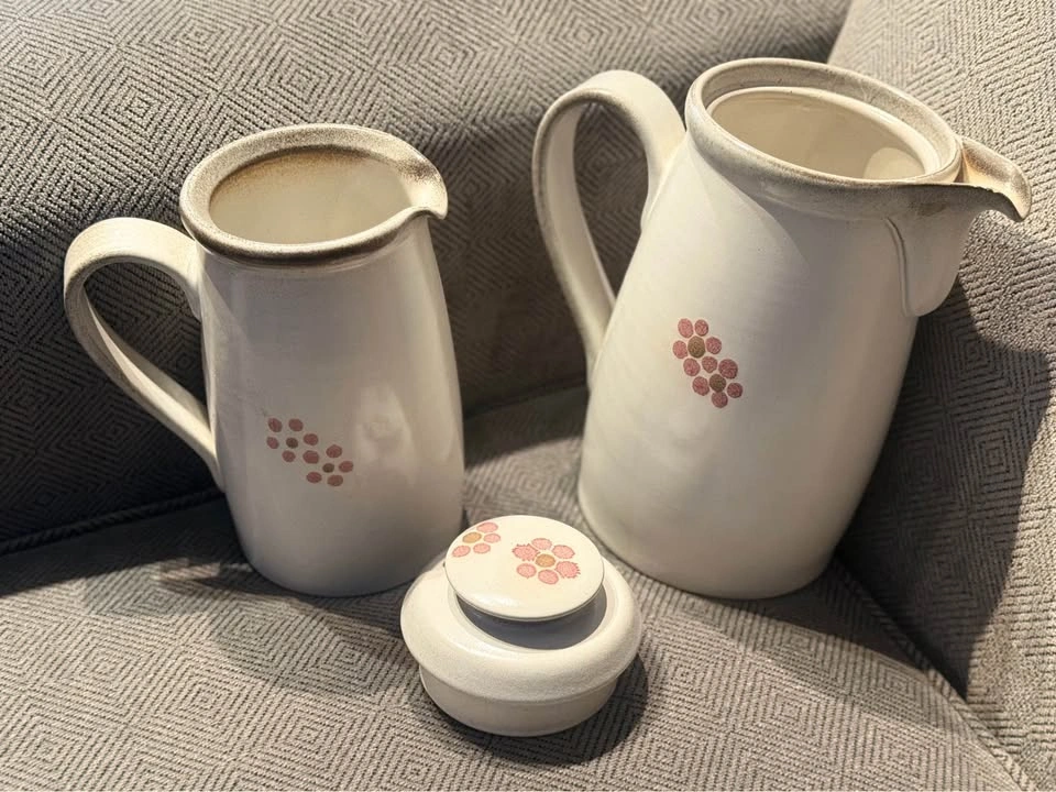 DENBY Gypsy pattern coffee pot and cream pitcher set - photo 5