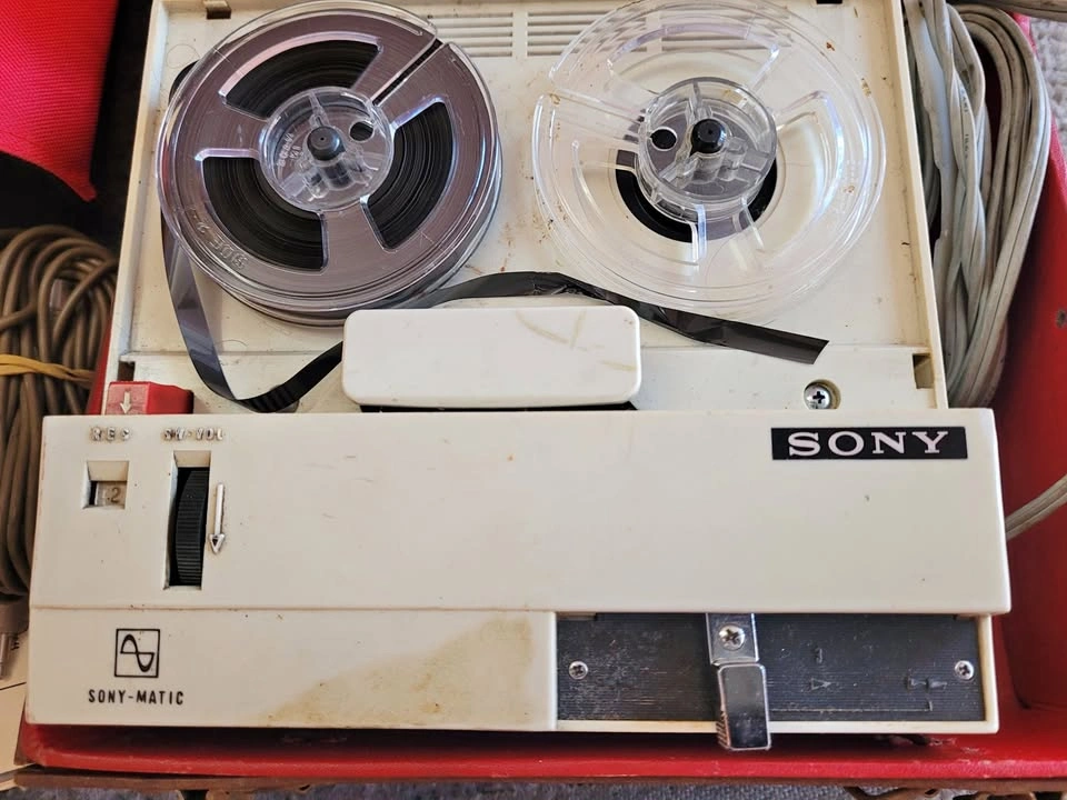 Sony Reel to Reel Tape Player TC-123 Made Japan works